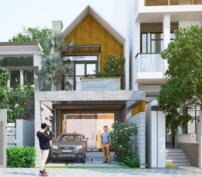 Mẫu nhà 1 trệt 1 lầu 5x20 từ tân cổ điển đến hiện đại